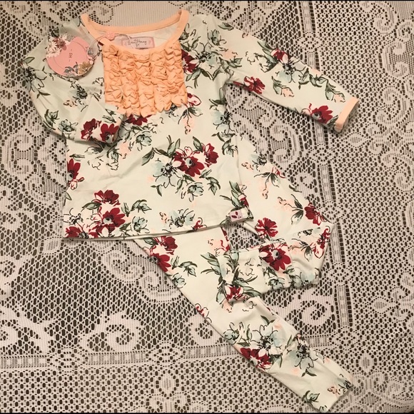 3T Sweet Honey Dreamer Pajamas-Snowy Bouquet - Picture 7 of 8